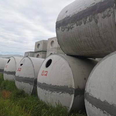 混凝土化粪池 钢筋水泥预制成品罐 腐化合理 清掏方便