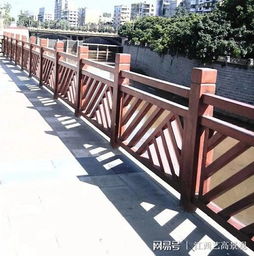 美丽乡村混凝土仿木栏杆建设,水泥仿木栏杆厂家安装施工效果图